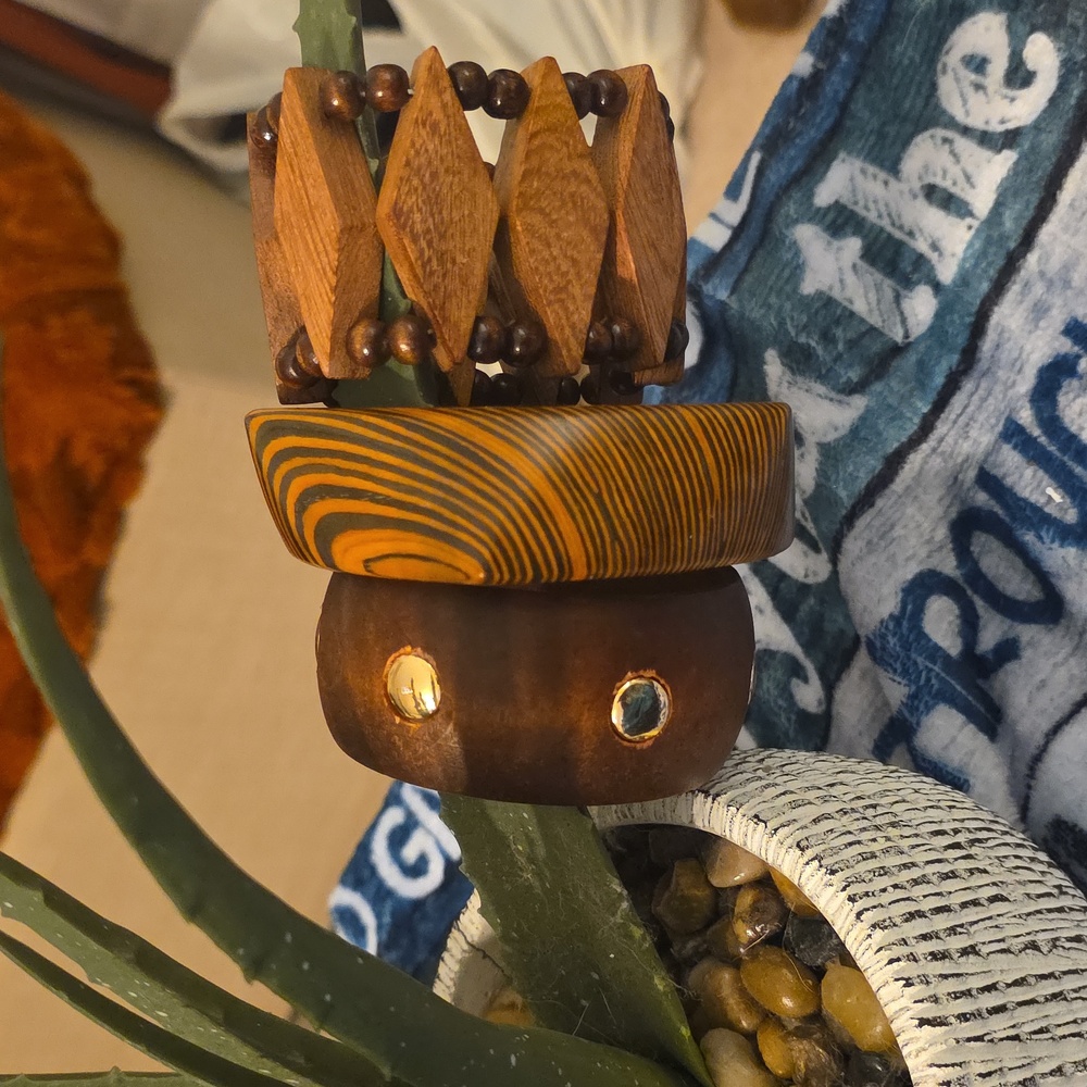 Cato Brown and Tan Bracelet Trio